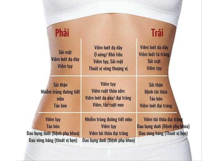 Đau dạ dày nên uống gì và tránh gì? 6 loại nước tốt cho hệ tiêu hóa! 23 vi-tri-dau-da-day